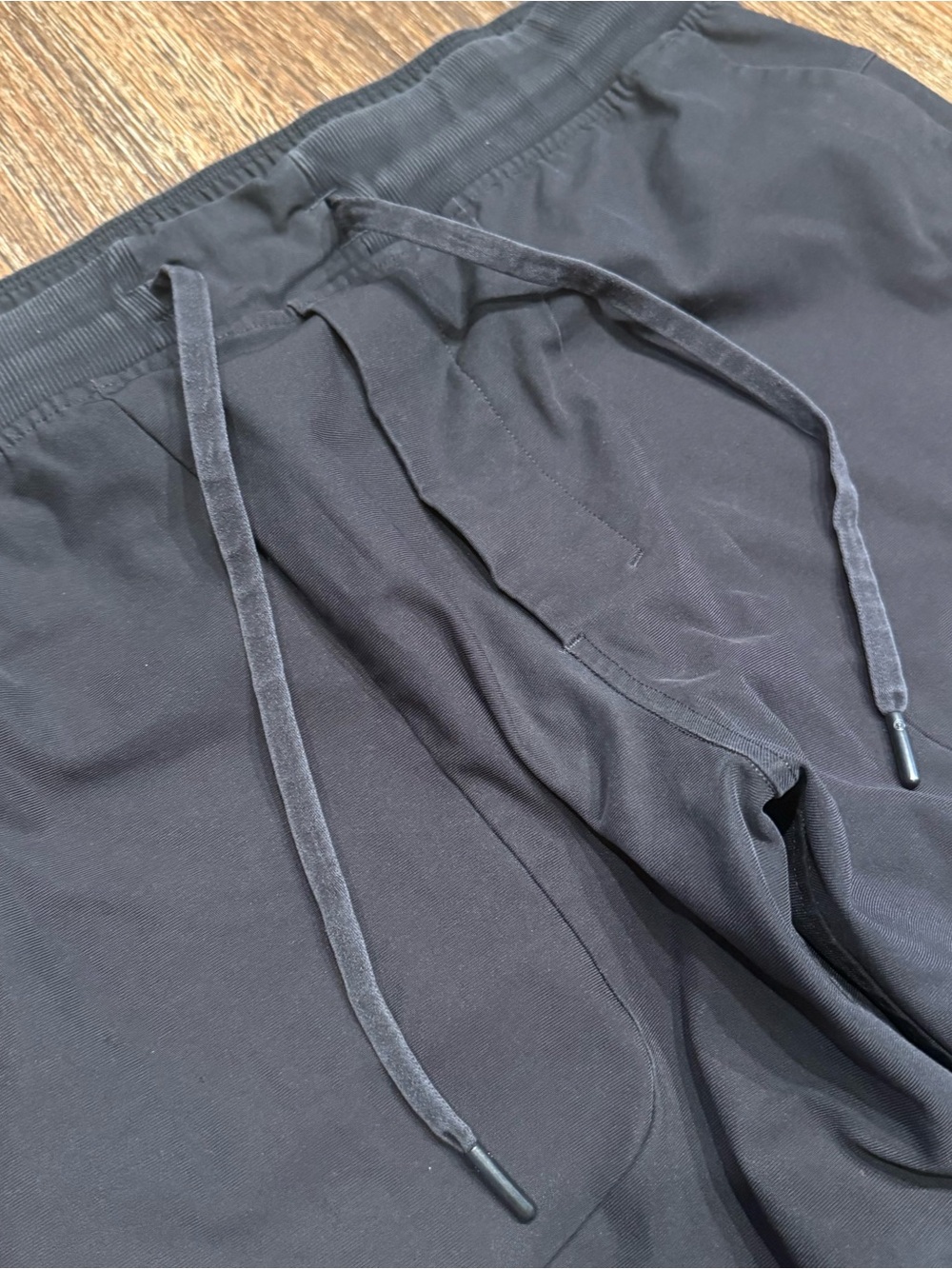Lululemon Mens ABC Jogger XL Warpstreme Faded Black Performance Pants Drawstring - Picture 2 of 10
